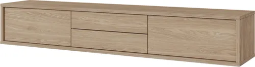 Lowboard 180 cm breit, hängend oder stehend, Eiche FORLI-83