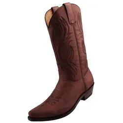 Sendra Cowboy Stiefel 2605 Braun - Wanderschuhe mit klassischem Westernstil, aus hochwertigem gefettetem Rindsleder, ideal für Stilbewusste und Komfortliebhaber.