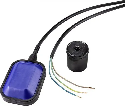 Renkforce RF-4604774 2302387 Schwimmerschalter mit 10 m Kabel - Schwimmerschalter für zuverlässige Füllstandsüberwachung, ideal für Pumpen und Wassermanagement.