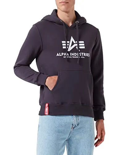 Alpha Industries Kapuzensweatshirt Herren XXXL - Bequem und stylisch - Herren-Sweatshirts aus Baumwolle mit Kapuze, ideal für Sport und Freizeit. Höchster Tragekomfort und lässiger Look dank Regular-Fit und praktischer Kängurutasche.