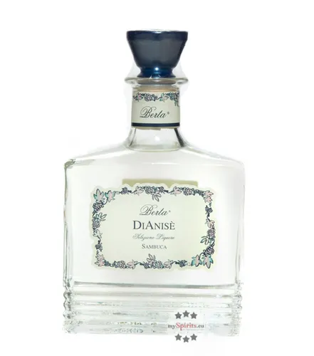 Berta Sambuca DiAnisè Likör - Likör & Kräuterschnaps, traditioneller Anis-Likör aus Italien mit intensivem Duft und charakteristischen Noten. Ideal für besondere Anlässe!