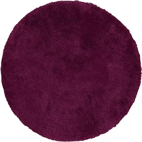 Erwin Müller Badematte Kefalonia, rutschhemmend Beere 120 cm Ø - Hochwertige Erwin Müller Badematte in Beere mit flauschigem Flor. Rutschhemmende Rückseite für mehr Sicherheit und geeignet für Fußbodenheizung. Pflegeleicht und in verschiedenen Farben erhältlich.