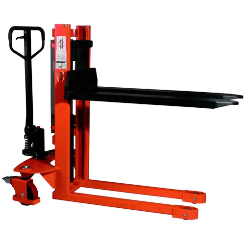 Schefer Hochhubwagen Premium 1009 - Tragkraft 1000kg - Gabelhubwagen mit Quicklift-Funktion, heben Sie Lasten bis 100 kg schneller. Ideal für effiziente Lagerlogistik, Gabellänge 1150 mm.
