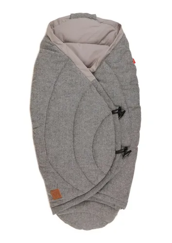 Einschlagdecke Carl Melange Sommer - Pflegeleichte Sommer Einschlagdecke aus 100% Baumwolle für Babyschalen, Babywannen und Autositze. Bietet optimalen Liegekomfort und ein angenehmes Klima. Ideal für warme Temperaturen, Maße: ca. 80 x 40 cm, geeignet für 0-12 Monate.