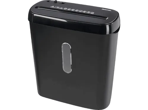 hama Basic S6 Aktenvernichter - P-2 Streifenschnitt, schreddert bis 6 Blatt für Datenschutz im Home-Office, sicher und benutzerfreundlich