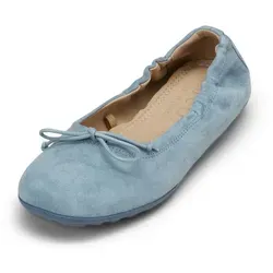 Marc O'Polo aus softem Ziegenleder Ballerina blau 36 EU