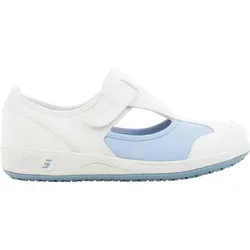 Safety Jogger CAMILLE - Bequeme Arbeitsschuhe in Hellblau, Größe 39 - Arbeitsschuhe für Damen mit rutschfester Oxygrip®-Sohle, ideal für Gastronomie und Gesundheitswesen. Atmungsaktiv und leicht für höchsten Tragekomfort.