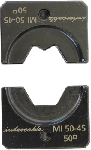 Intercable Tools Presseinsatz MI10-45 - Zangenzubehör für Rohrkabelschuhe, geeignet für AWG-Bereich 8 und Querschnitt 10 mm², ideal für präzise Verbindungen.