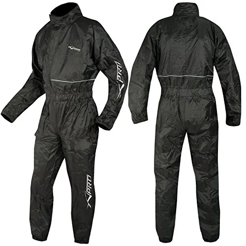 A-pro Motorcycle Motorbike Waterproof Rain Suit Over One 1 pc Trousers Jacket M