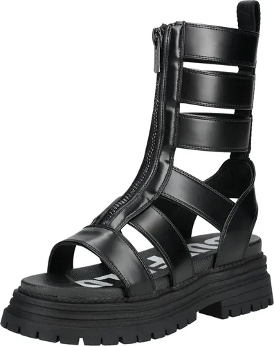 Buffalo Sandalen - Bequeme Kunstledersandalen im Gladiator-Design - Wanderschuhe, die mit vorderem Reißverschluss und modernem Gladiator-Design Komfort und Stil vereinen.