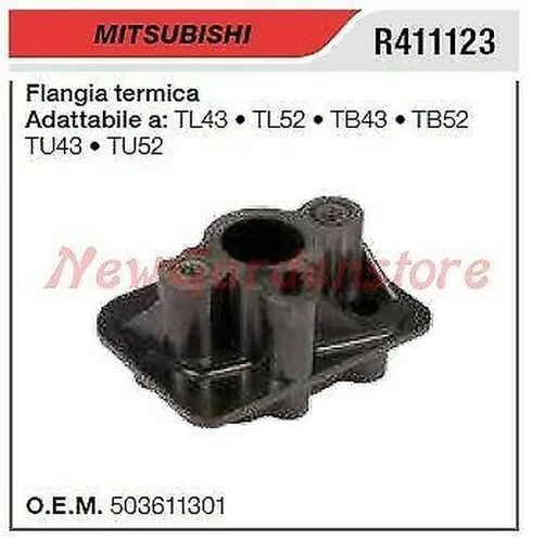 Flansch Thermal Aspiration für Mitsubishi Hecke-Schneidgeräte TL43 52 TB43 R411123 - Hochwertiger Flansch für optimale Leistung Ihrer Mitsubishi Hecke-Schneidgeräte. Ideal für den professionellen Einsatz im Gartenbau.