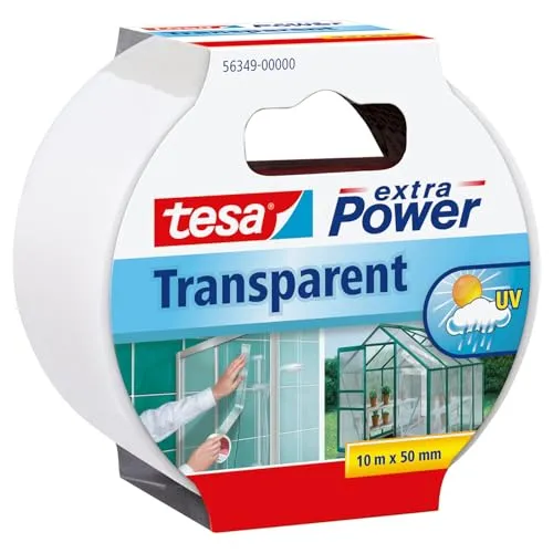 tesa extra Power® Gewebeband transparent 48,0 mm x 10,0 m 1 Rolle