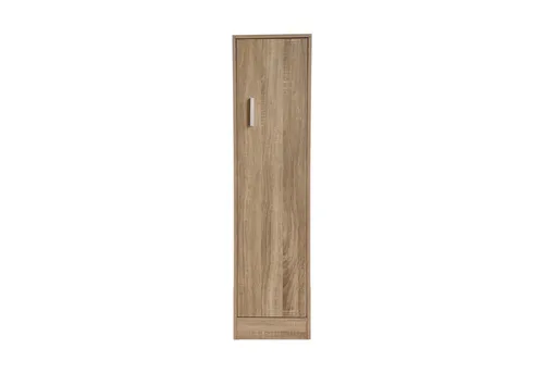 HTI-Line Hochschrank Küchenschrank Kombi S Blanca - Hochschrank in Sonoma-Optik, bietet 4 Fächer und 1 Tür für optimalen Stauraum in Ihrer Küche, ideal für kleine Räume.