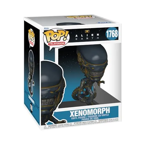 Funko Alien: Earth Super Sized POP! Marvel Figur Xenomorph 15 cm - Entdecken Sie die beeindruckende Funko Alien: Earth Super Sized POP! Figur des Xenomorphs in 15 cm. Ideal für Sammler und Fans der Marvel-Reihe, ein echter Hingucker für jedes Regal! Perfekt als Geschenk oder zur Erweiterung Ihrer Sammlung!  