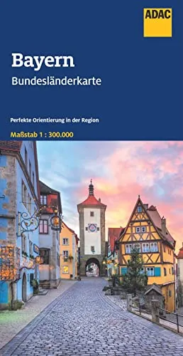 ADAC Bundesländerkarte Deutschland 12 Bayern 1:300.000: Straßenkarte und Autokarte