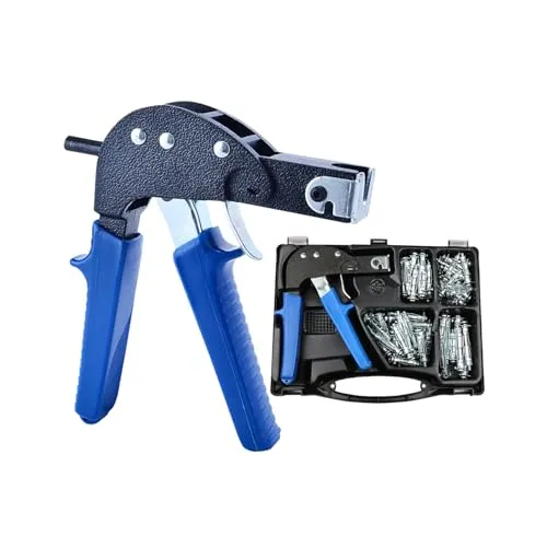 Wall Anchor Setting Tool with M4/M5/M6 Metal Cavity Dowels, Metal Cavity Expansion Dowels Pliers for Metal Cavity Wall Plugs Cavity Anchor Plasterboard