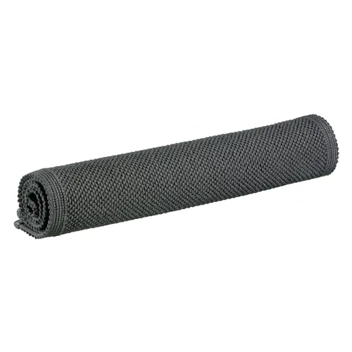 Vivaraise Etia Badematte carbonfarben 70 x 140 cm - Hochwertige Badematte aus 100% Baumwolle, 1500 g/m² für ein angenehmes Fußgefühl. Ideal für jeden Badezimmerstil und pflegeleicht.