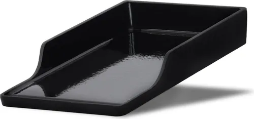 BBQ-Toro Gusseisen Grillplatte emailliert 25,5 x 43,5 cm - Grillplatten: Universelle Plancha aus robustem Gusseisen, ideal für Steak, Eier und Gemüse – für perfektes Grillergebnis und einfache Reinigung dank Ablauflöchern.