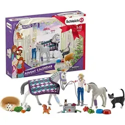 SCHLEICH 2020 Horse Club Advent Calendar - Spielzeug-Adventskalender für Pferdefreunde mit vollständigem Spielset inklusive Tierärztin und Zubehör. Ideal für kreative Geschichten und fantasievolles Spielen ab 3 Jahren.