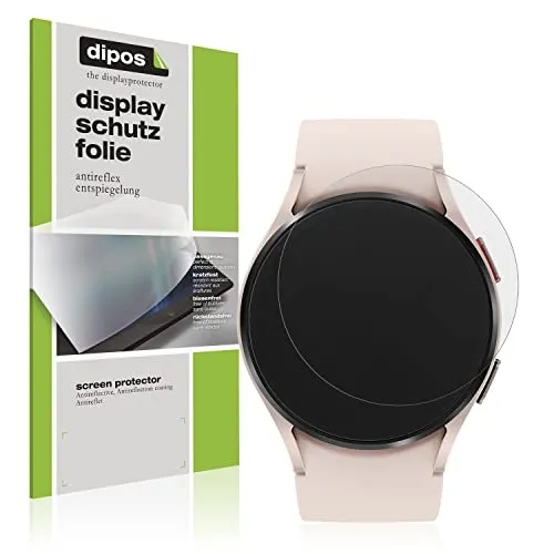 dipos I 2X Schutzfolie matt kompatibel mit Samsung Galaxy Watch 5 (40mm) Folie Displayschutzfolie