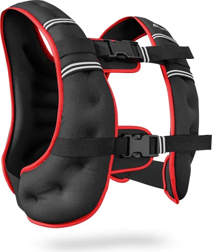Hop-Sport Gewichtsweste 10 kg - Neopren, Schwarz - Die Hop-Sport Gewichtsweste aus hochwertigem Neopren bietet durch ihre gleichmäßige Sandfüllung optimalen Tragekomfort und maximale Sicherheit beim Training. Ideal für Cardio, Krafttraining und mehr.