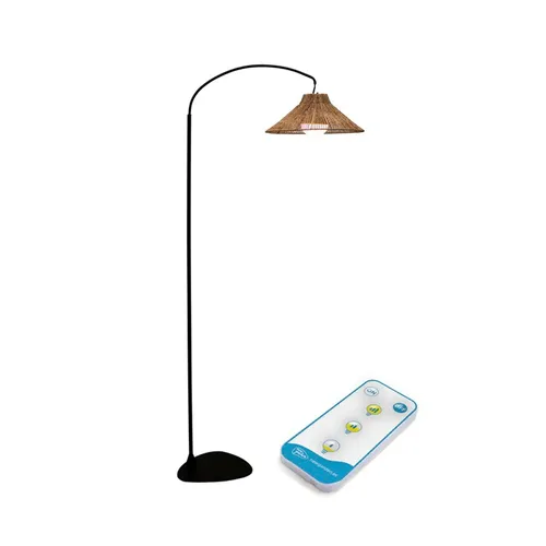 New Garden Außenstehleuchte Niza – Beige, USB aufladbar - Lampen & Leuchten, stilvolle Außenbeleuchtung aus Naturmaterialien, 72.6x168x40 cm, umweltfreundlich und praktisch mit USB-Ladefunktion.