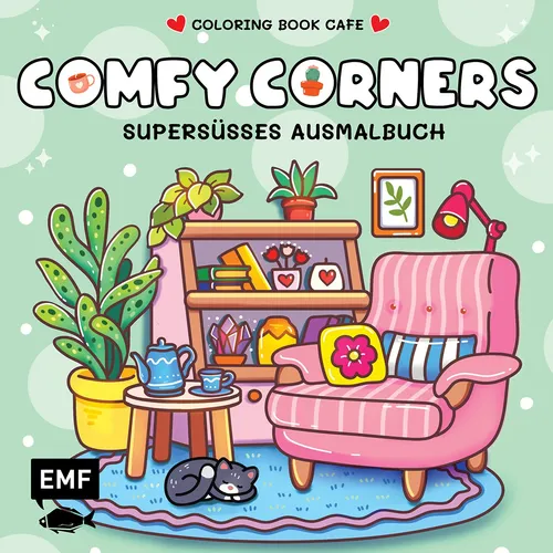 Coloring Book Cafe / Cozy Coloring – Comfy Corners