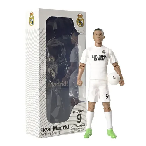 BanboToys Real Madrid Mbappe Actionfigur 20cm - Actionfigur von BanboToys, detailreich und ideal für Sammler oder als Dekoration. Bringt den Zauber des Fußballs direkt zu dir nach Hause!