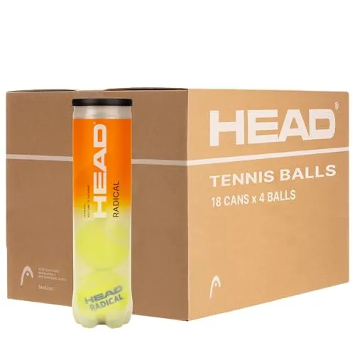 HEAD Radical Box - 4B X 18 Dosen (72 Bälle)