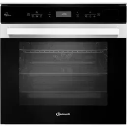BAUKNECHT Einbaubackofen BIK7 CSP8TS PT - Edelstahl-Backofen mit Active Steam für optimale Ergebnisse, 73 Liter Garraum, Pyrolyse-Reinigung und 61 Funktionen inklusive 30 Automatikprogramme.