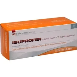 Ibuprofen Hemopharm 400 mg Filmtabletten Inhalt: 50 St