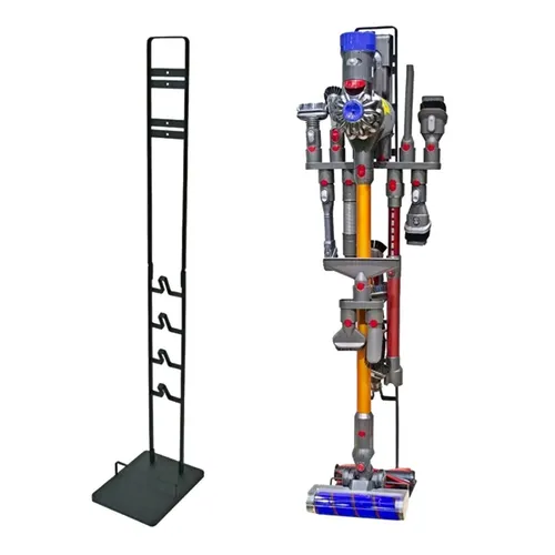 MAXORADO Ständer für Dyson Staubsauger V15 V12 V11 V10 V8 V7 V6 GEN5 - platzsparend und stabil, mit Platz für Zubehör und ohne Wandbohrung