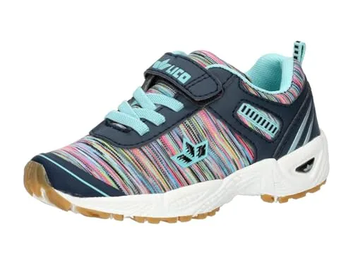 Lico Sportschuh Barney VS 32 Hallenschuh lila 32 EU - Bequemer Hallenschuh in lila, ideal für Training und Spiel. Mit Klettverschluss für einfachen Einstieg und rutschfester TPR-Laufsohle für optimalen Halt.