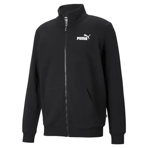 Puma Herren Essential Track Pullover XL - Black - Sweatshirt mit normaler Passform, hohem Kragen und durchgehendem Reißverschluss für optimalen Komfort und Stil.