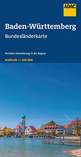 ADAC Bundesländerkarte Deutschland 11 Baden-Württemberg 1:300.000: Perfekte Orientierung in der Region