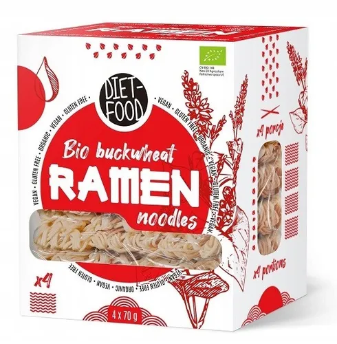 Makaron gryczany RAMEN BEZGL.BIO 280 g Diet Food 5906660508243