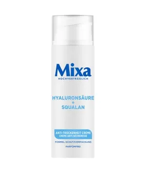 Mixa Anti-Trockenheit Creme Gesichtscreme 50 ml - Tagescreme für trockene, empfindliche Haut mit Hyaluronsäure und Squalan, die bis zu 48 Stunden intensiv Feuchtigkeit spendet und Spannungsgefühlen entgegenwirkt.