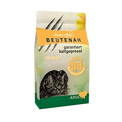 Markus-Mühle Beutenah Adult Truthahn Katzenfutter 3 kg - Katzenfutter mit hochwertigem Truthahn, reich an Proteinen für ein gesundes und aktives Leben Ihrer Katze.