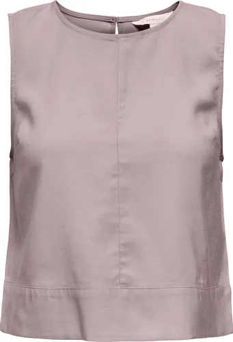 ONLDORSI ARIS SL LOOSE TOP WVN CC Burnished Lil XS - Stylisches, locker geschnittenes Top für vielseitige Kombinationen. Ideal für Schule, Arbeit und Alltag. Mit Rundhalsausschnitt und Knopfleiste - perfekt für jeden Anlass!