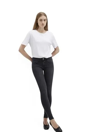 Mavi Damen Adriana Jeans, Smoke Brushed Street - Mid-Rise Super Skinny - Jeans für Damen, zeitloser Klassiker mit bequemer Passform und robustem Denim-Material – ideal für jeden Anlass und vielseitig kombinierbar.