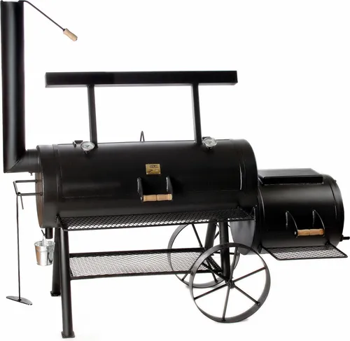 Joe's Barbeque Smoker 20" Champion-Ship Longhorn - Grills – TÜV-geprüfte Sicherheit und extra große Grillfläche für unvergleichlichen Grillgenuss und Smokerfreuden. Lieferung mit passendem Zubehör.