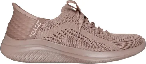 Skechers Damen Ultra Flex 3.0 Schuhe - Dunkles Taupe, Größe 38 - Damen-Sneaker mit flexiblem Obermaterial und bequemer Dämpfung für ultimativen Komfort im Alltag.