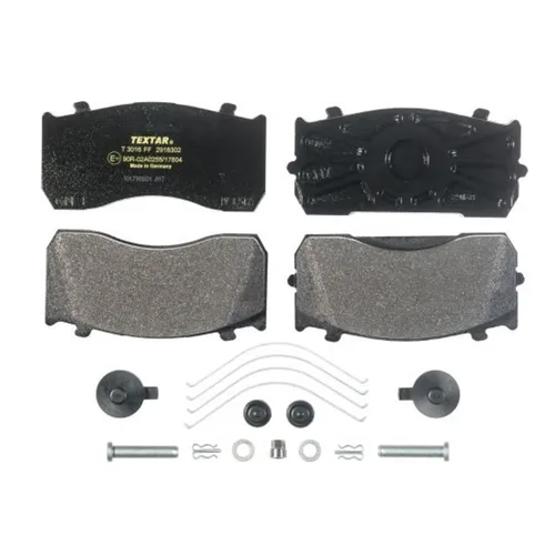 Bremsbelagsatz TEXTAR 2918302 - Bremsen & Bremsteile, Hochwertiger Bremsbelagsatz für optimale Bremsleistung und Sicherheit, passend für KNORR SB5000.