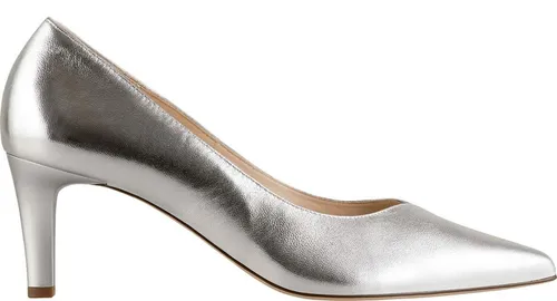 Högl BOULEVARD 60 Pumps grau 4 - Elegante Pumps in Grau aus hochwertigem Leder mit Metalloptik, ideal für besondere Anlässe. Größe 4, stilvoll und bequem für jeden Schritt.