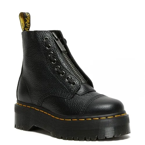 Dr. Martens bovver boots für Damen, Schwarz, 38 EU - Wanderschuhe mit robuster PVC-Sohle und Airwair Luftpolstersohle für maximalen Komfort und Halt auf jedem Terrain.