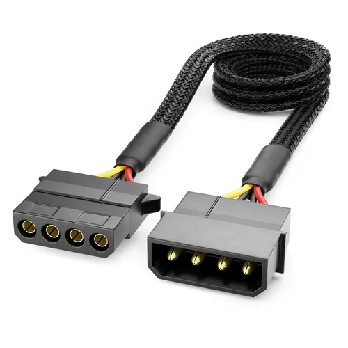 60cm 4-Pin Molex Verlängerungskabel Stromkabel MXI Stromversorgung PC Komponente