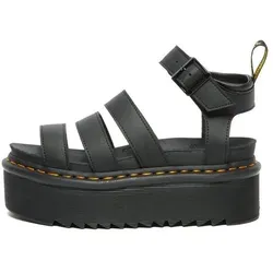 DR. MARTENS BLAIRE Quad Hydro Sandale Schwarz 40 EU - Wanderschuhe mit 4 cm Plateauhöhe, robustem Gummi und stilvollem Blockabsatz für optimalen Komfort und Freizeitlook.