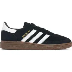 adidas Handball Spezial Herren Sneaker - 44 EU - Stylischer Black White Sneaker aus Wildleder & Synthetik, ideal für Berufskleidung und Alltag, mit komfortabler Gummi-Laufsohle für besten Halt.