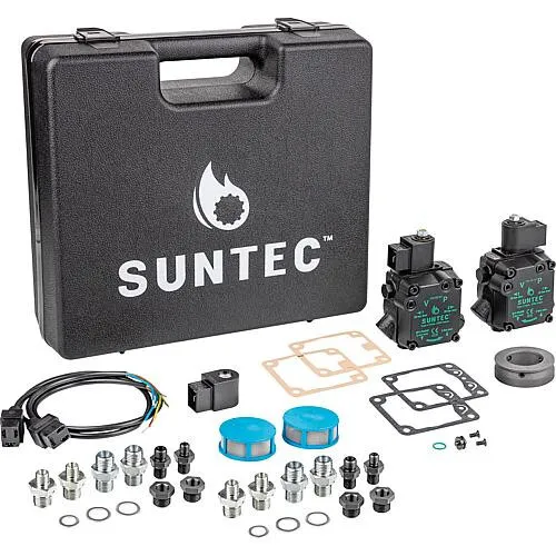 Suntec Servicekoffer AU 47 mit 2 Pumpen - Praktischer Servicekoffer AU 47 mit 2 hochwertigen Pumpen für effiziente Wartung und Reparatur von Kraftstoffanlagen. Ideal für Profis und Hobby-Handwerker.