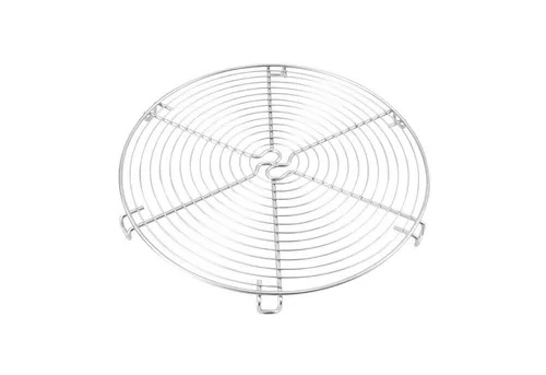 FMprofessional Küchenrost Torten- und Kuchenrost, Ø36 cm Edelstahl, Rostfrei, (1-tlg), Ideal zum Abkühlen und Dekorieren von Backwaren, Spülmaschinengeeignet